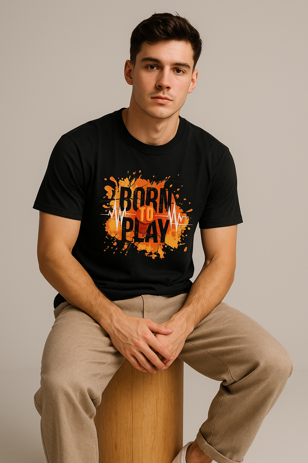Born to Play Cotton Tee
