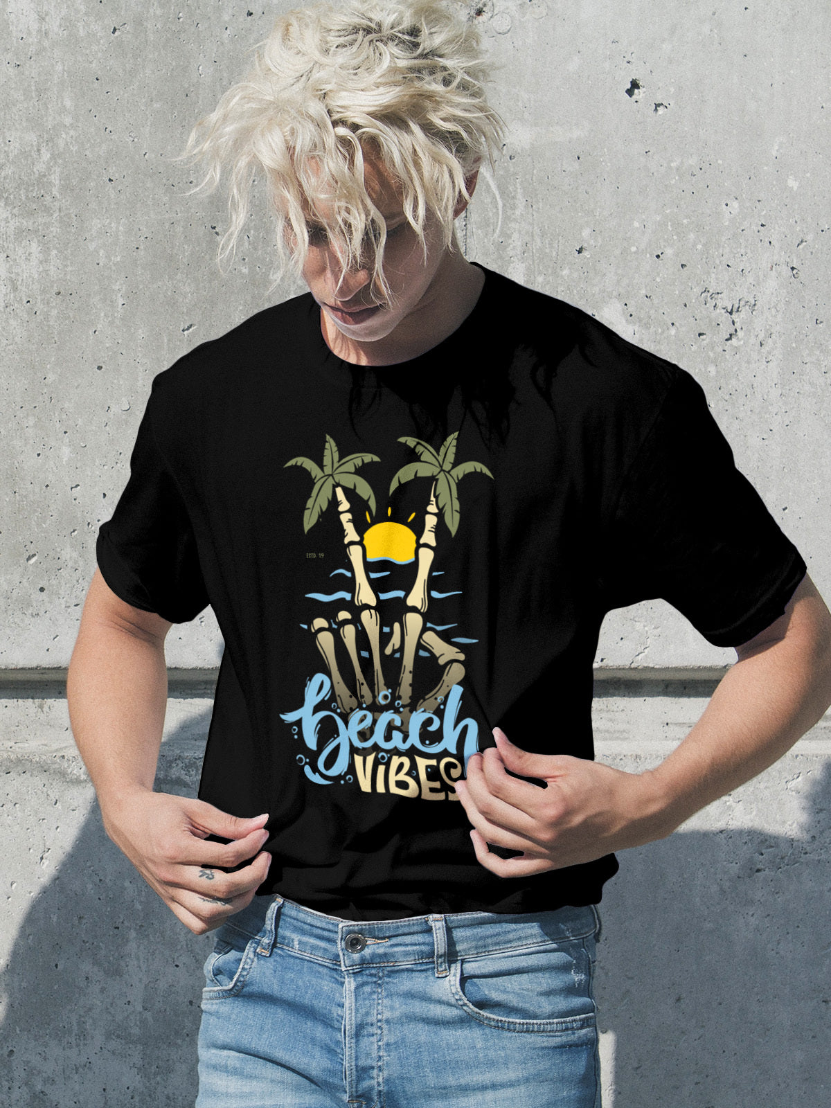 Beach Vibe Cotton Tee