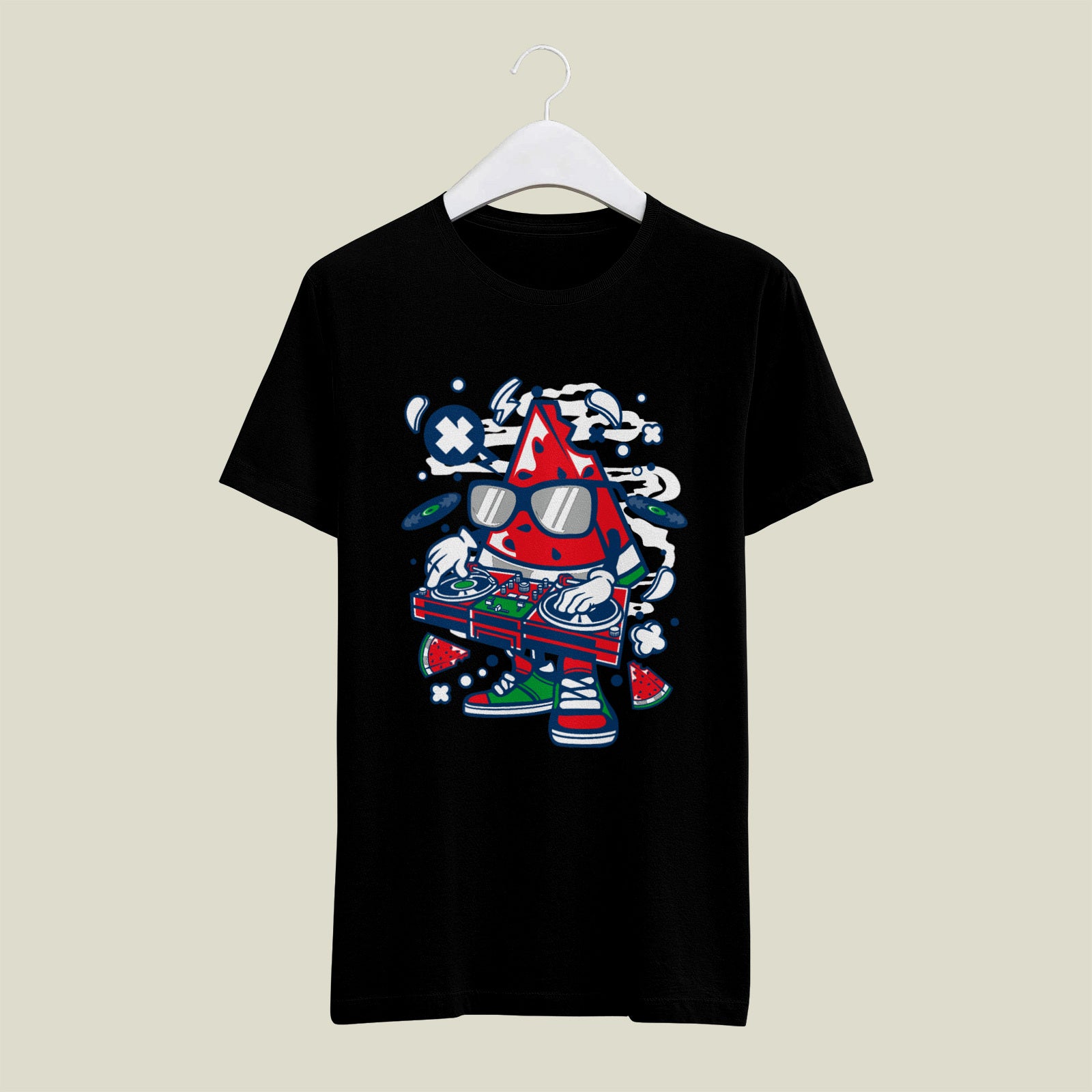 DJ Watermelon Slice Cotton Tee