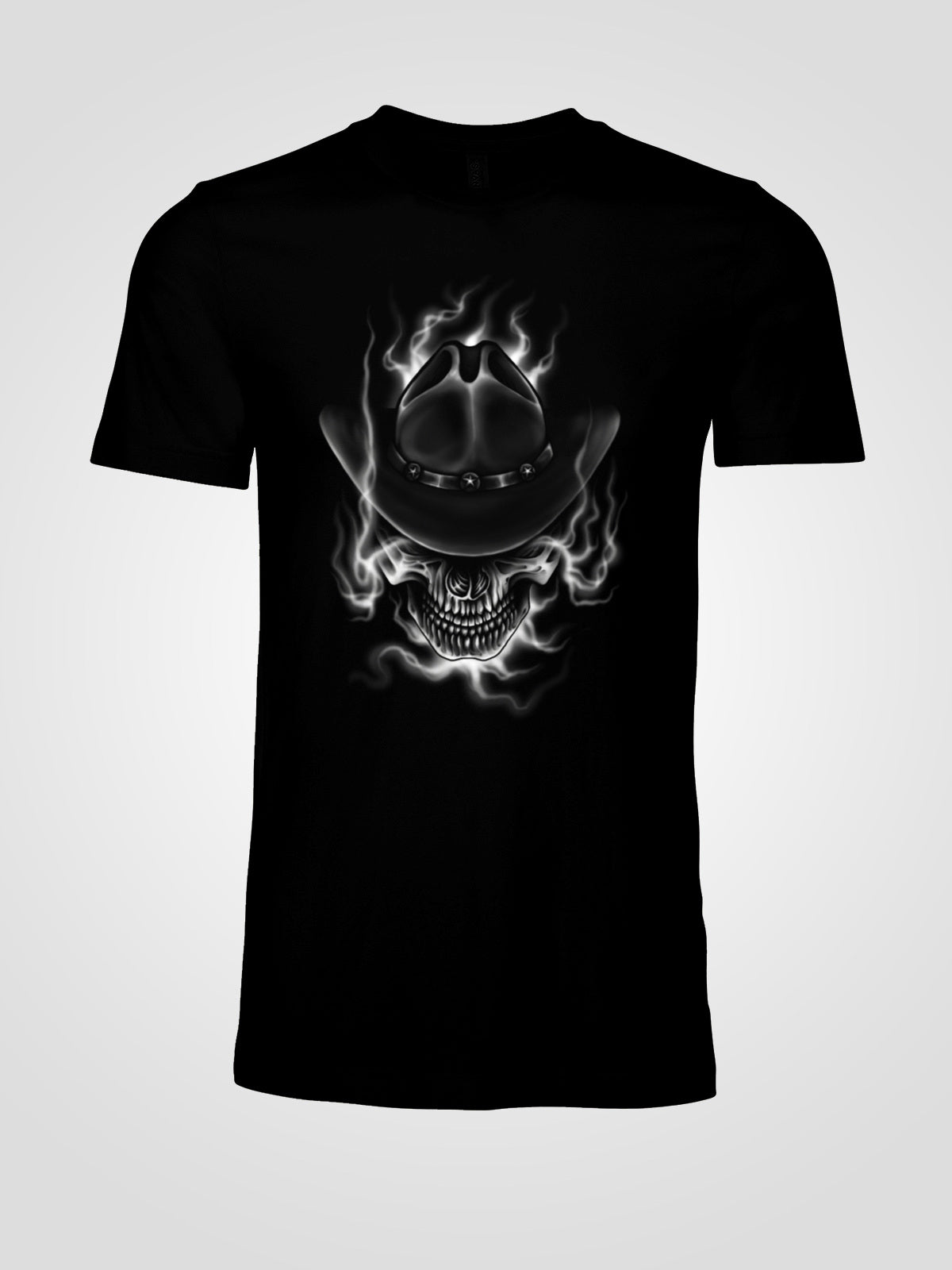 Cowboy Skull Smoke Cotton Tee