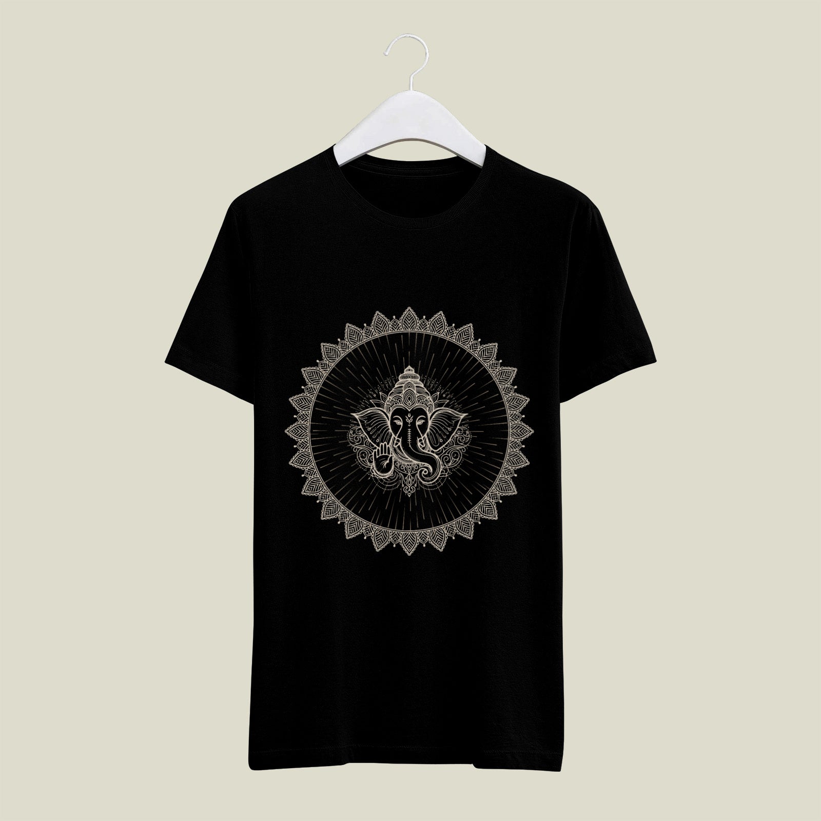 Lord Ganesha Spiritual Art T-Shirt