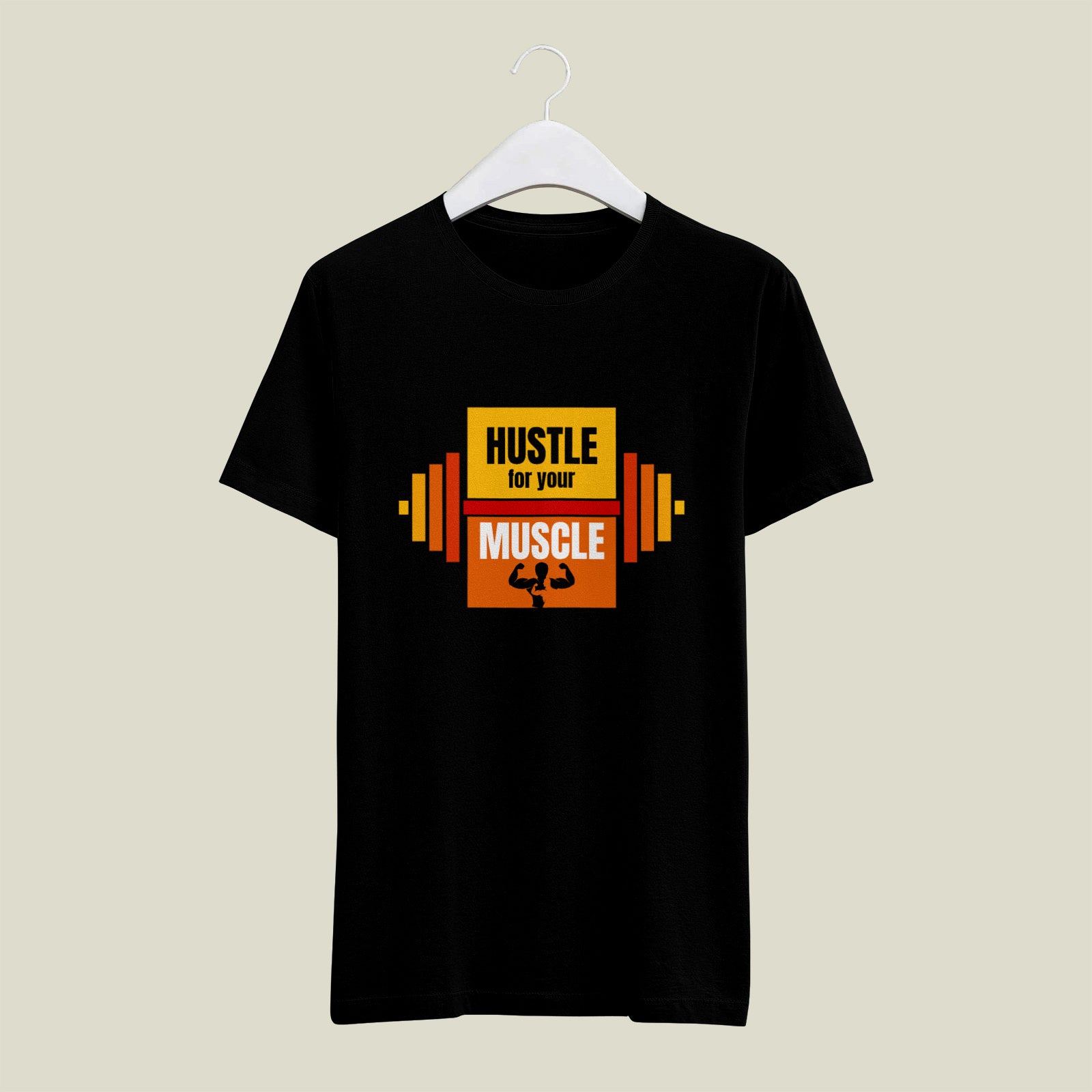 Hustle for Your Muscle Cotton Tee