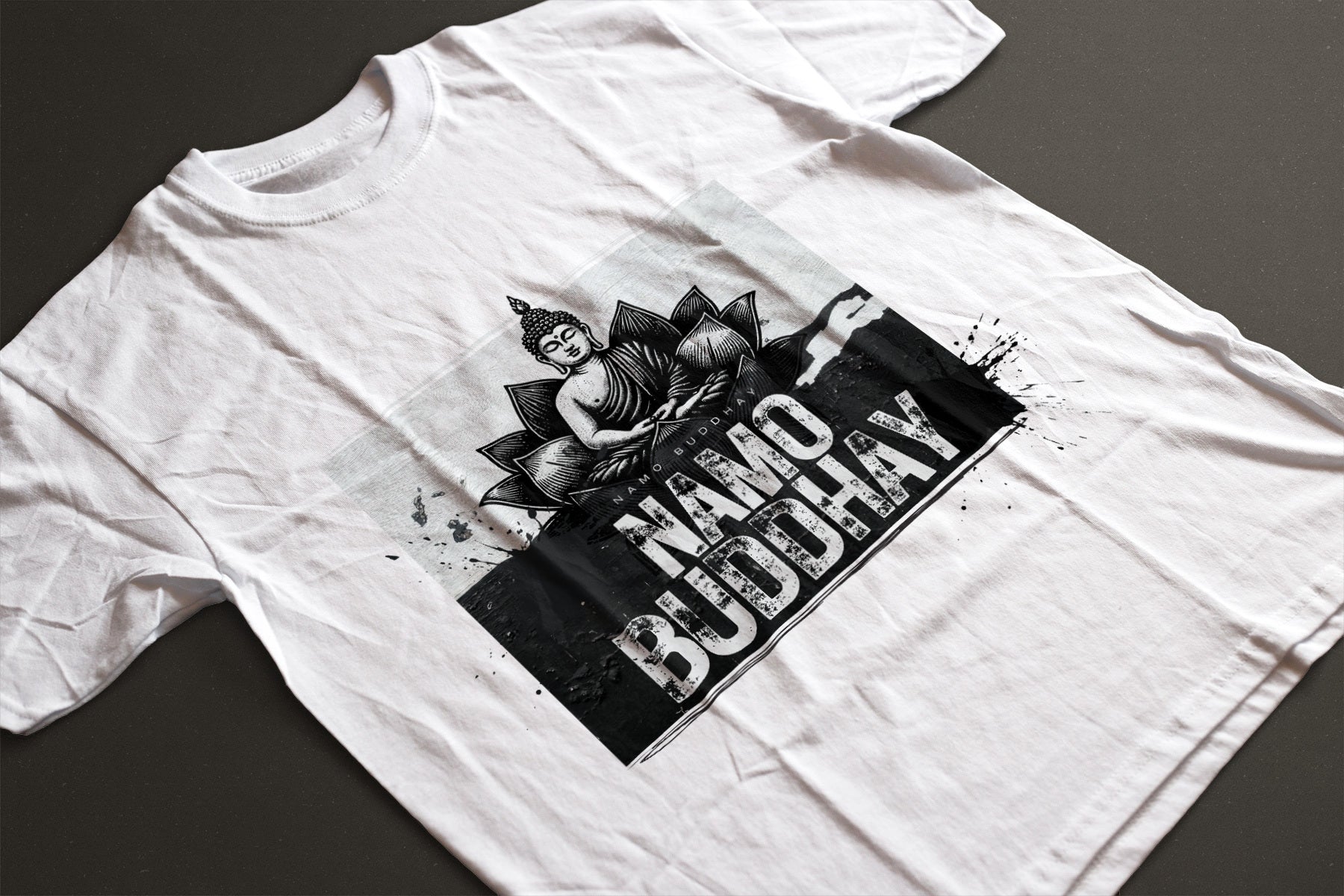 Namo Buddhay – Peaceful Buddha Graphic T-shirt