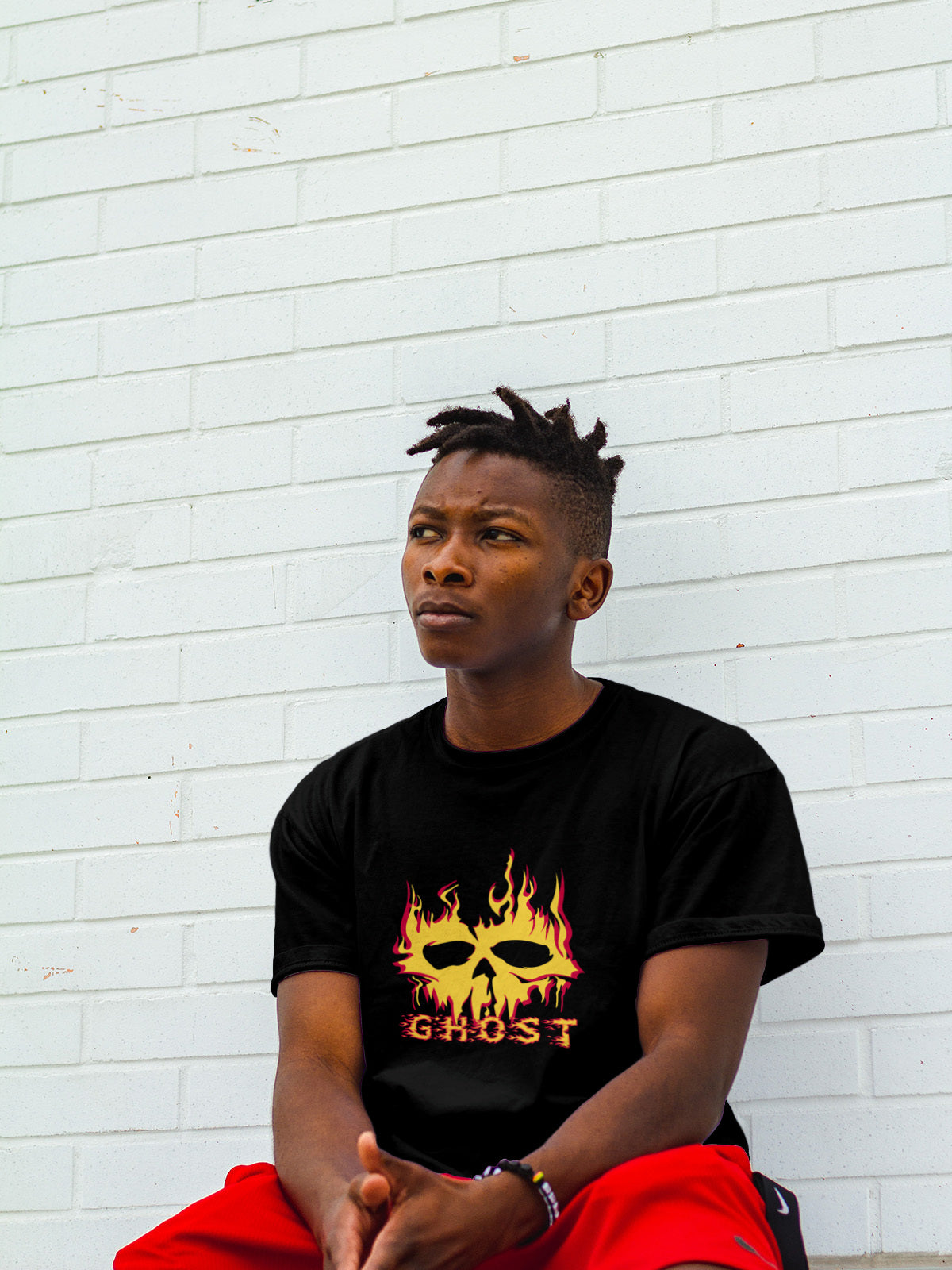 Ghost Flame Cotton Tee