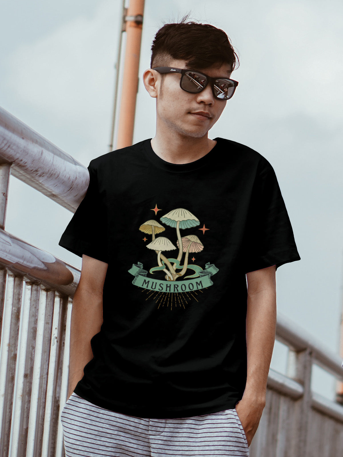 Mushroom Magic Retro Tee