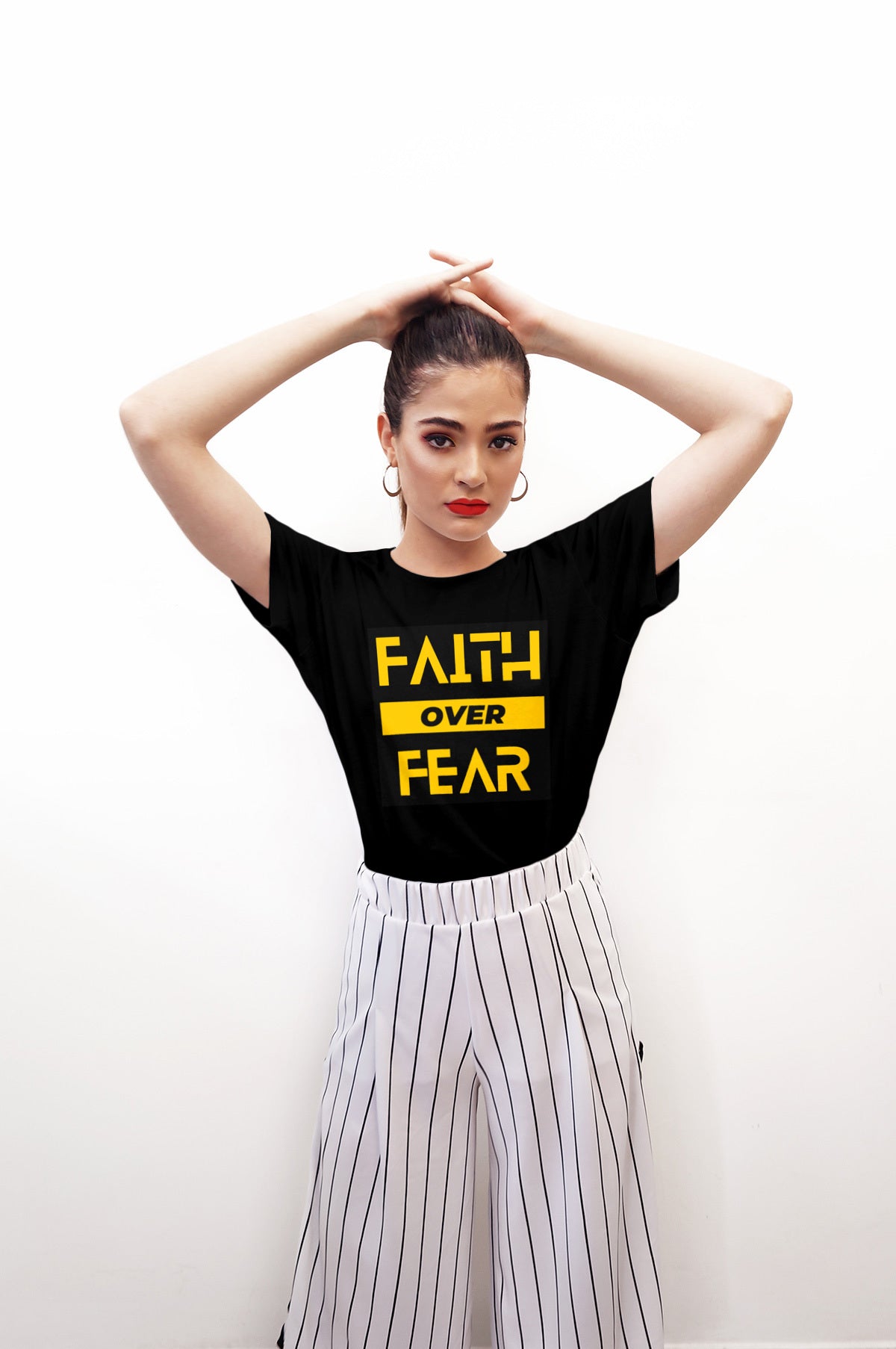 Faith Over Fear Bold Tee