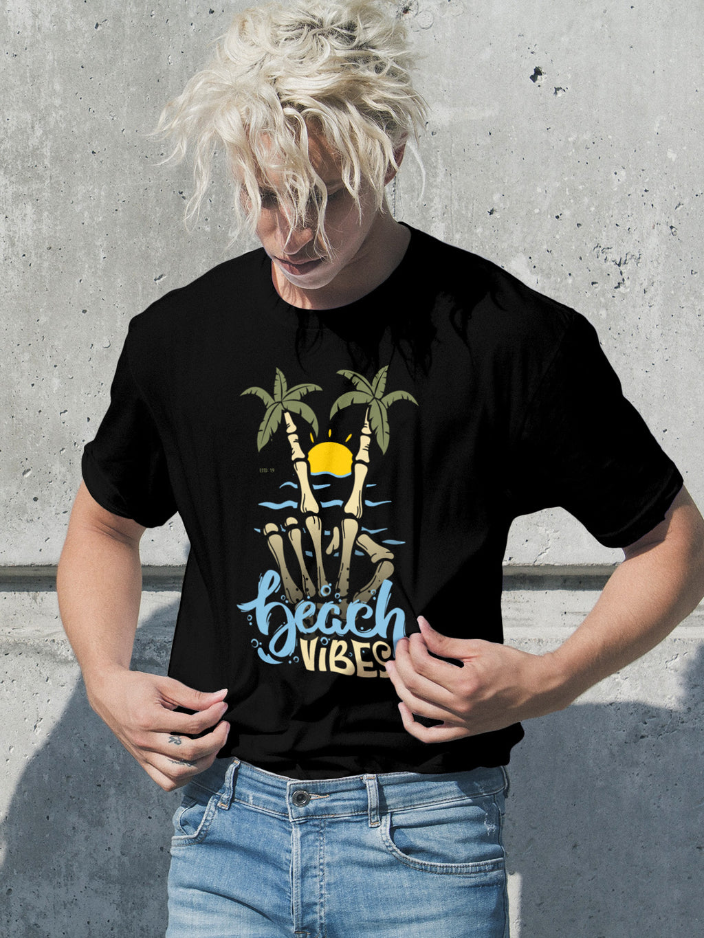 Beach Vibe Cotton Tee