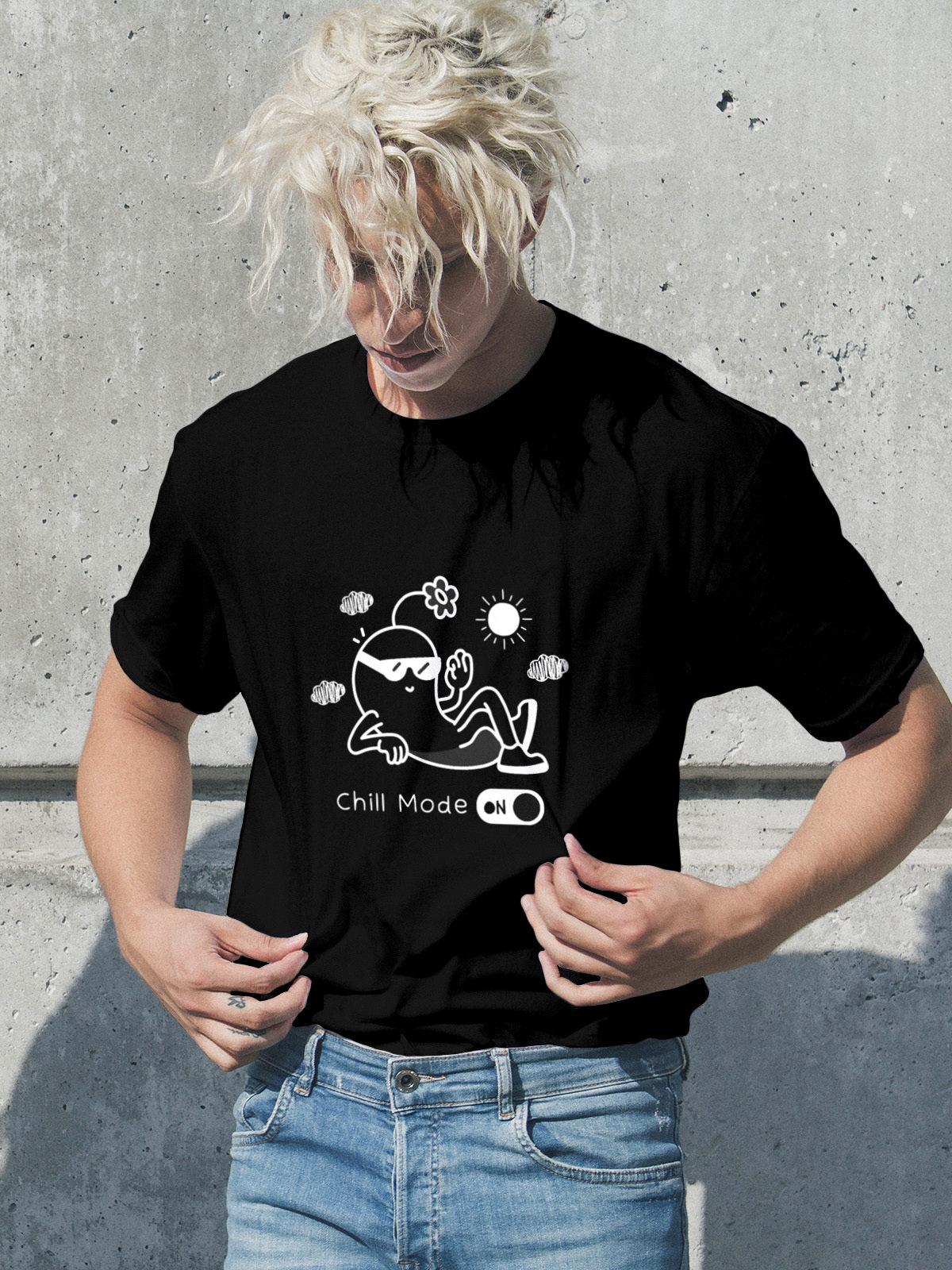 Chill Mode ON Cotton Tee
