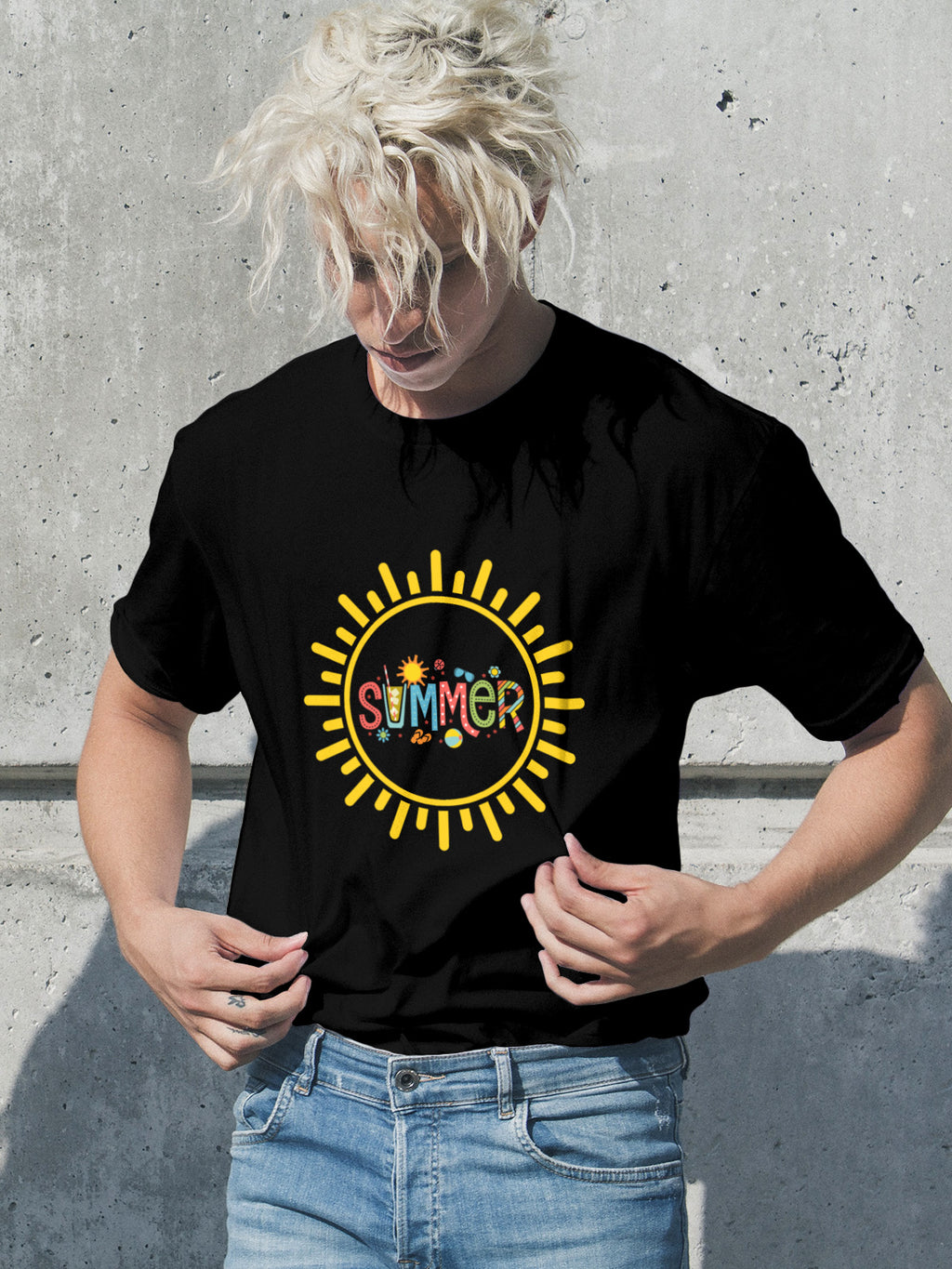 Sunny Vibes Summer Tee