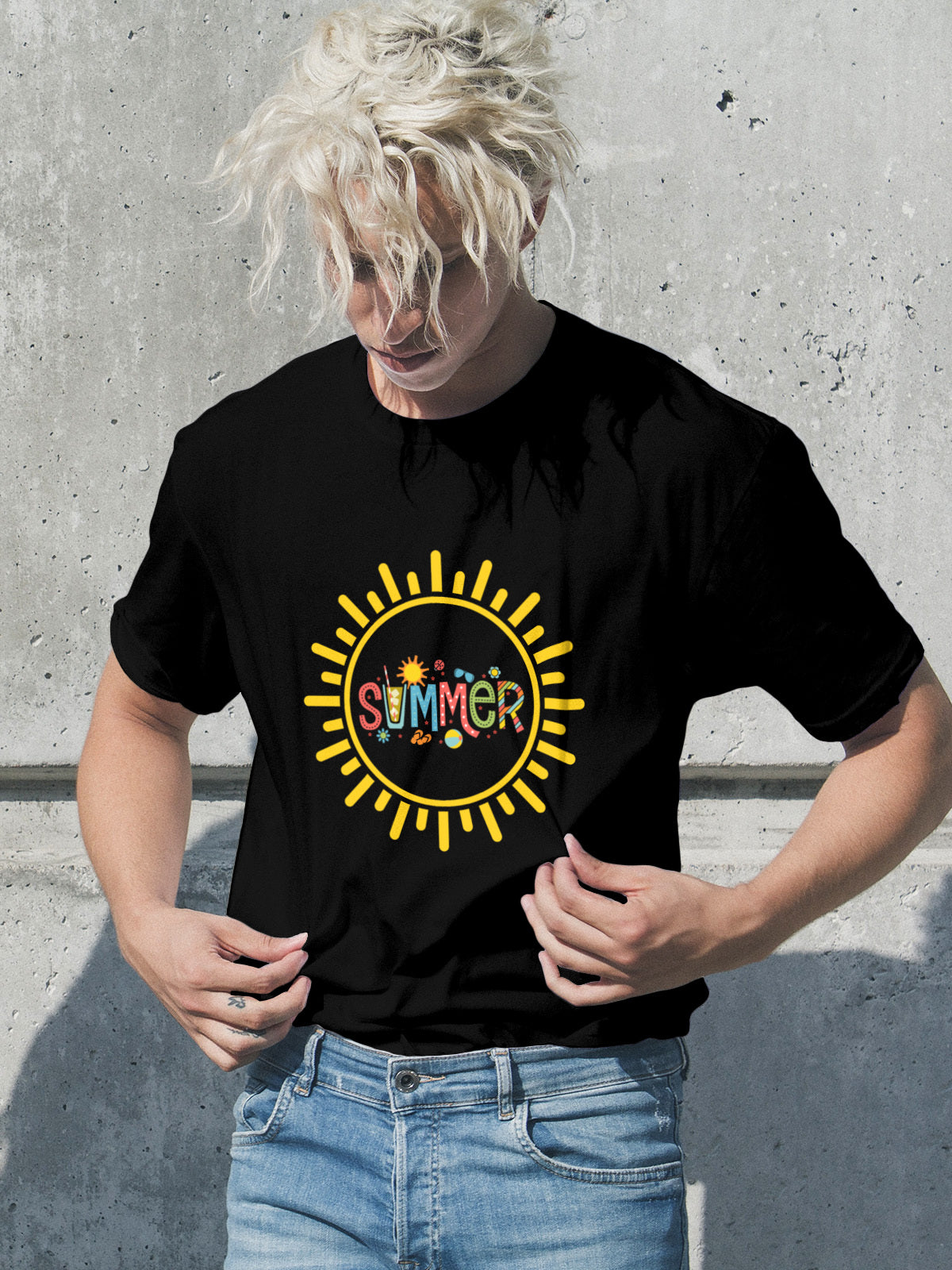 Sunny Vibes Summer Tee