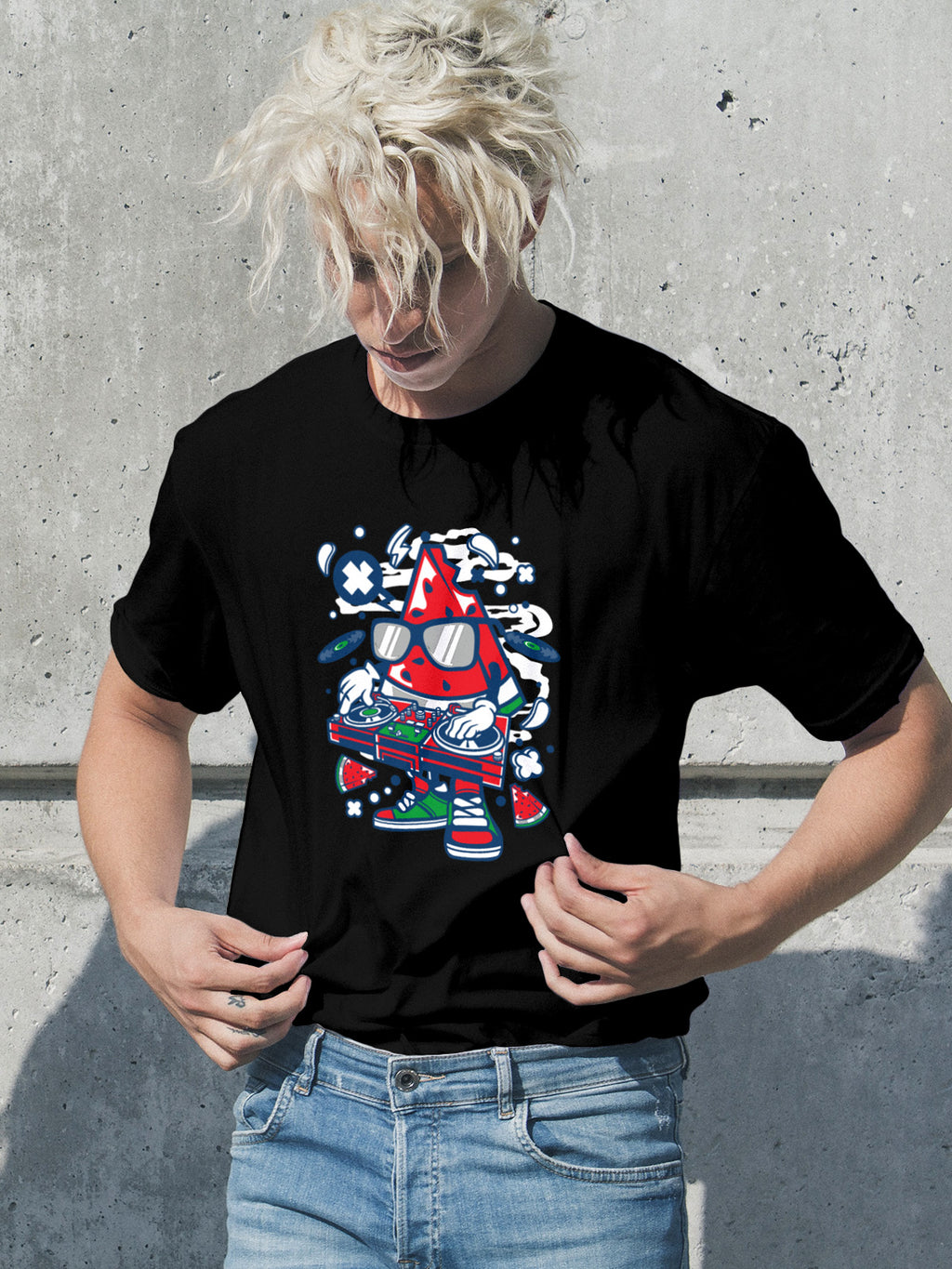 DJ Watermelon Slice Cotton Tee