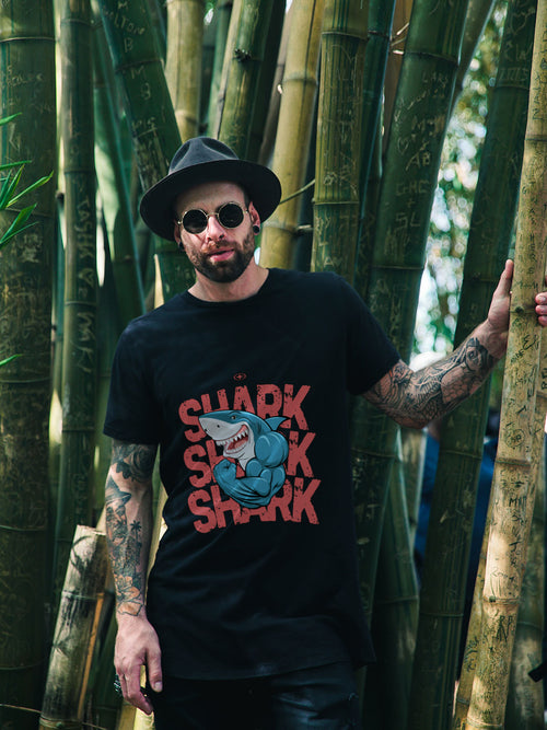 Alpha Shark – Fitness Cartoon Tee