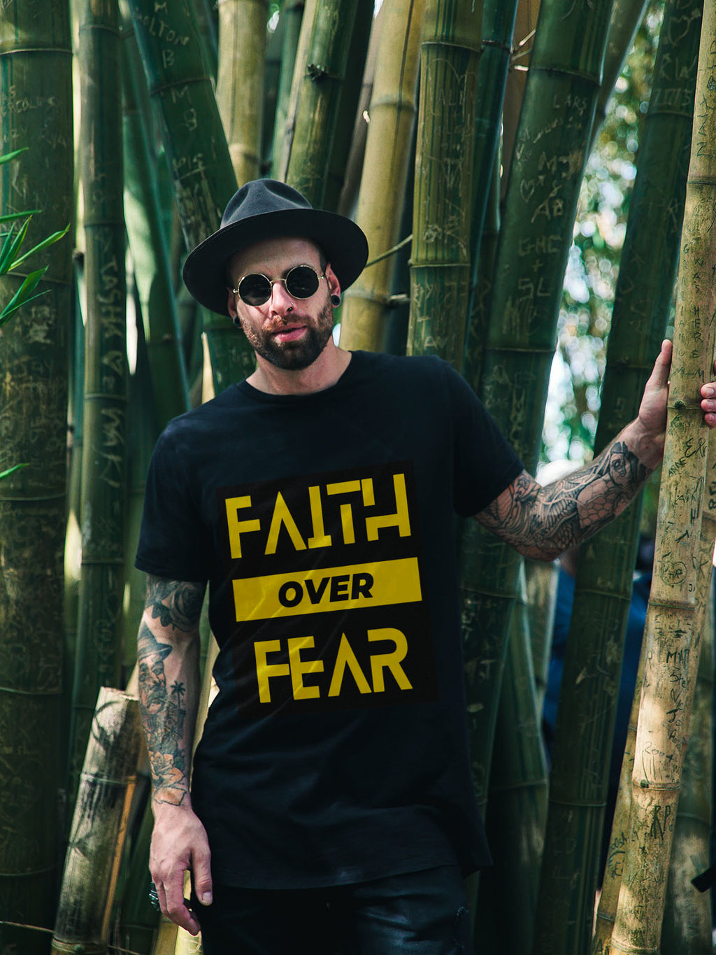 Faith Over Fear Bold Tee