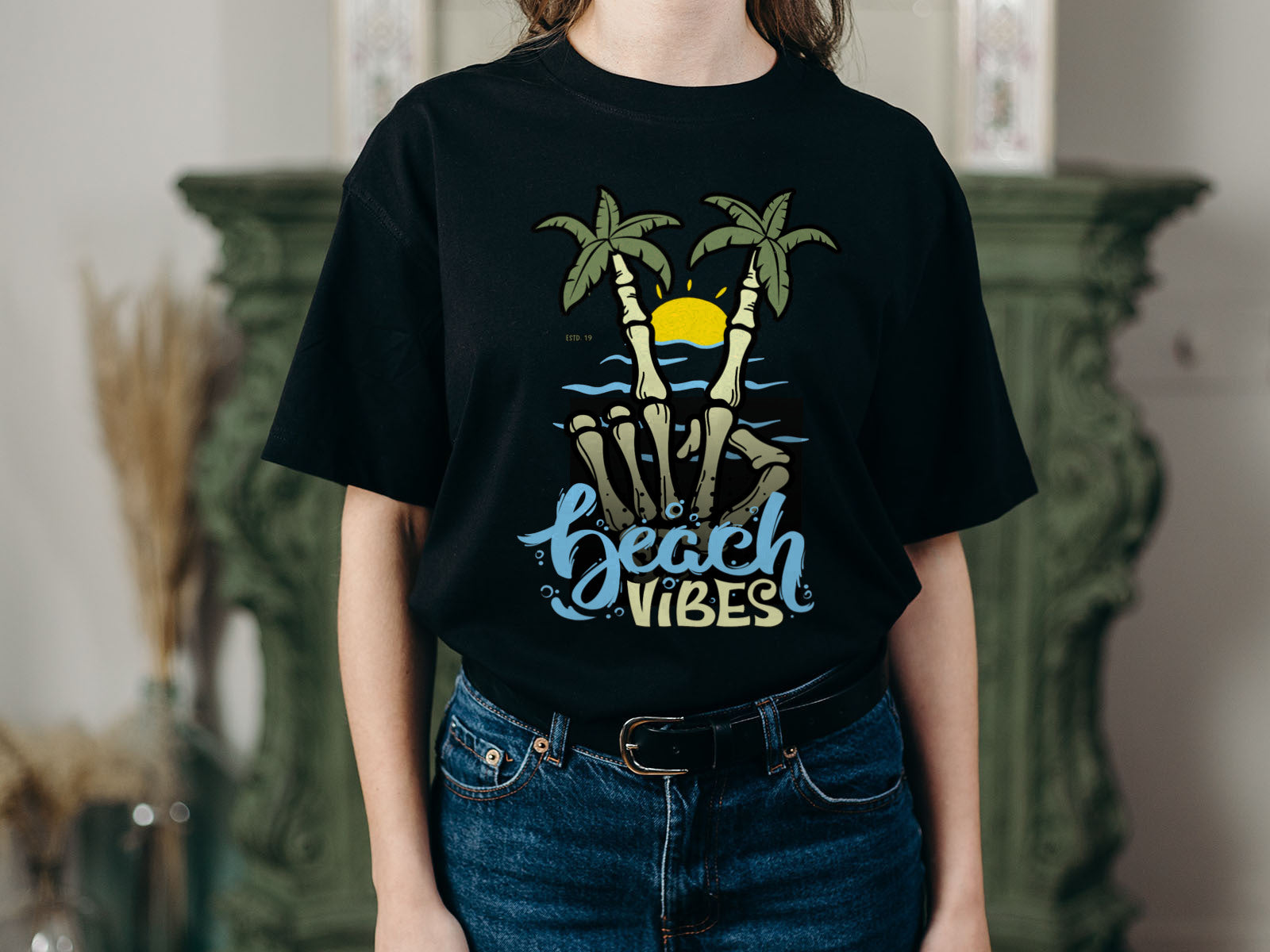 Beach Vibe Cotton Tee