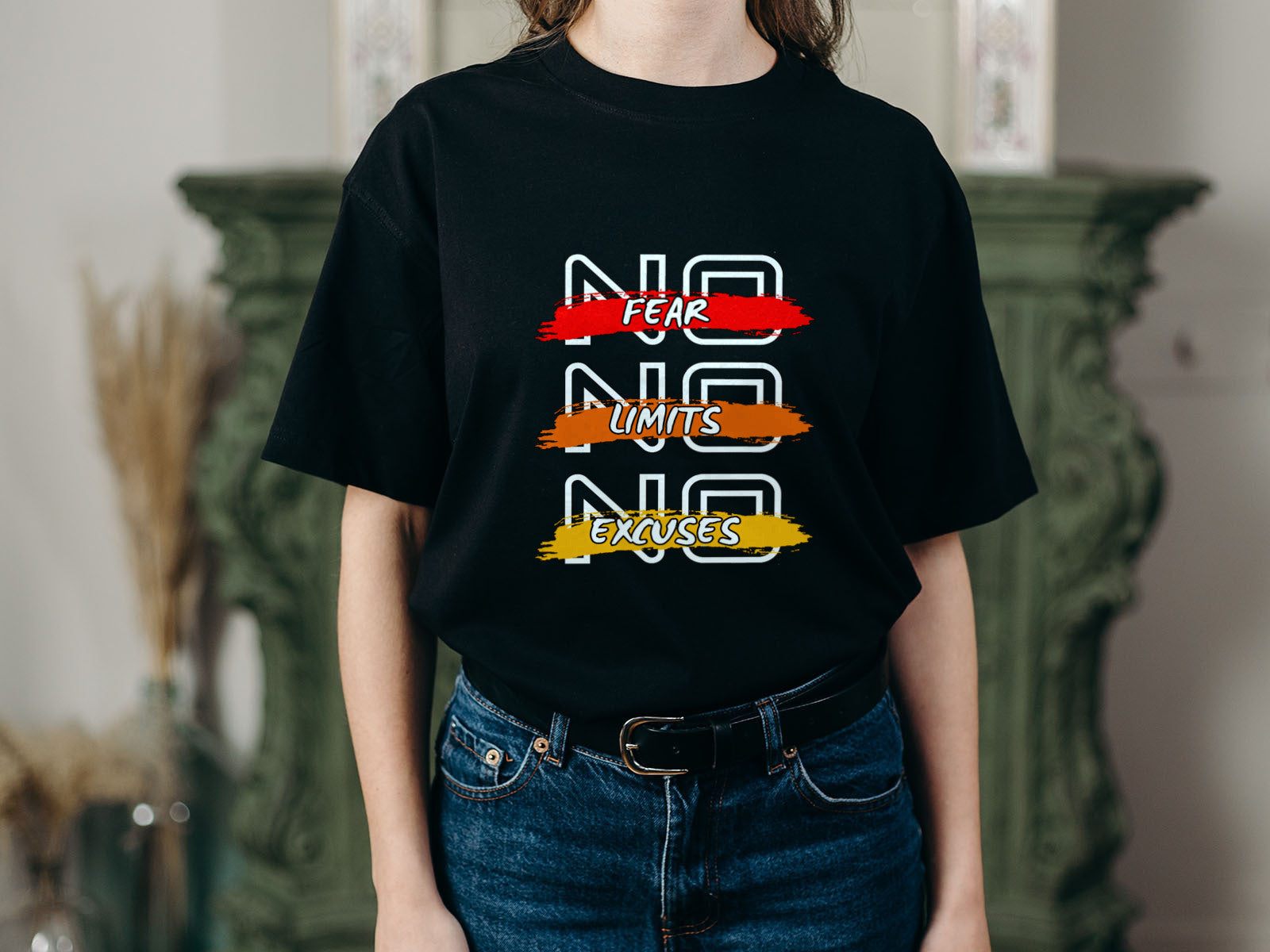 No Fear, No Limit, No Excuse Cotton Tee