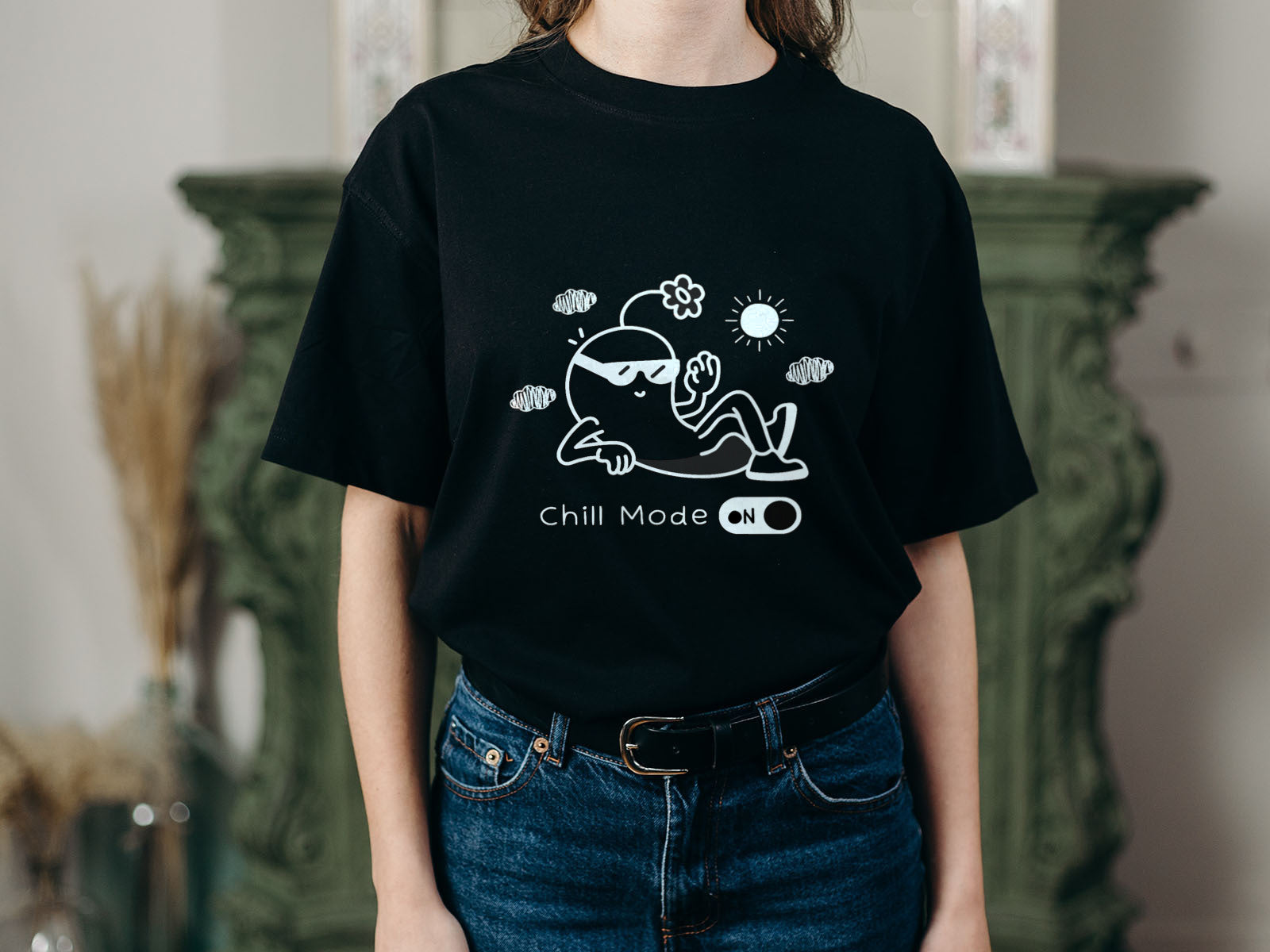 Chill Mode ON Cotton Tee