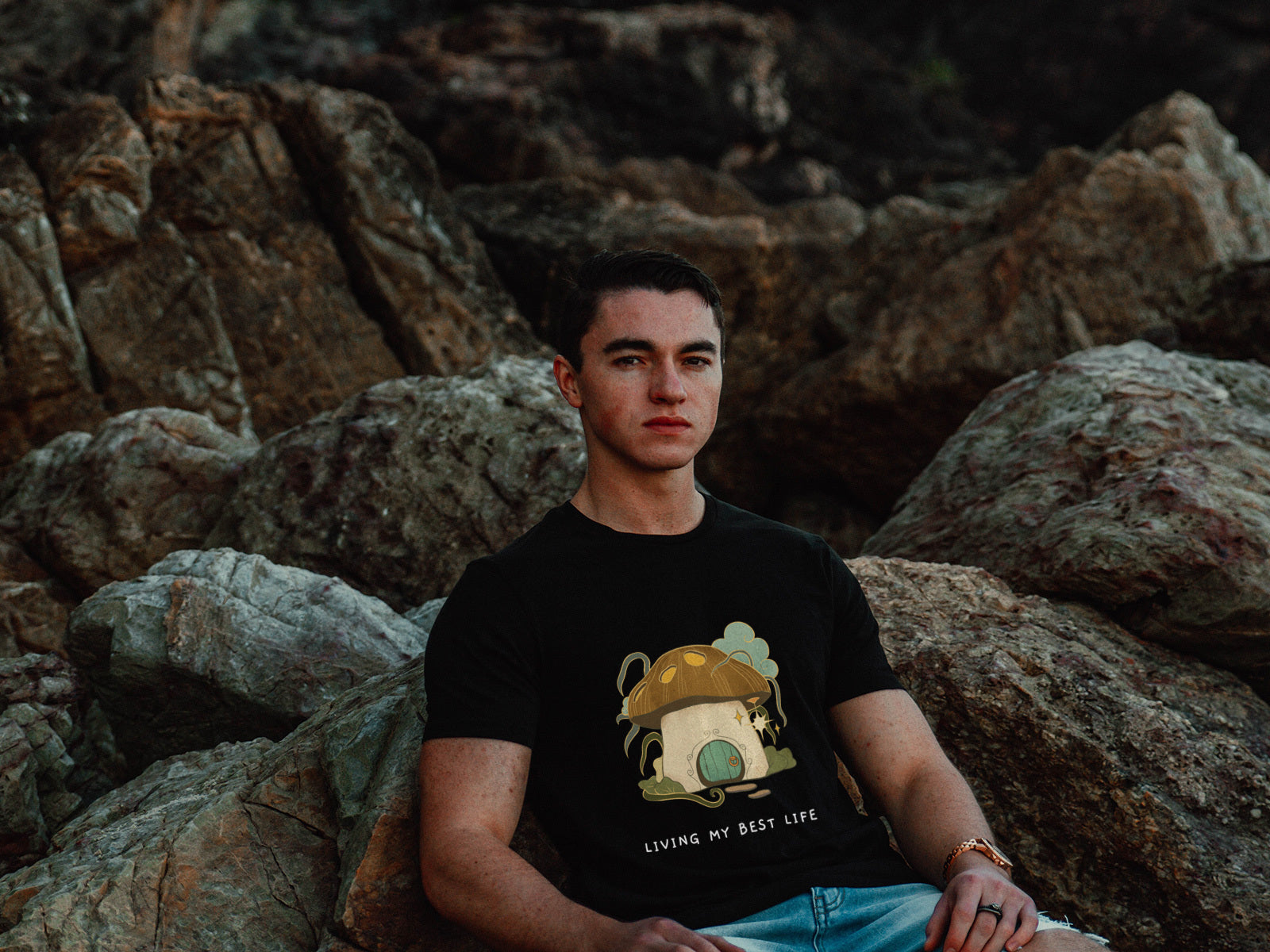 Magic Mushroom Hut T-shirt