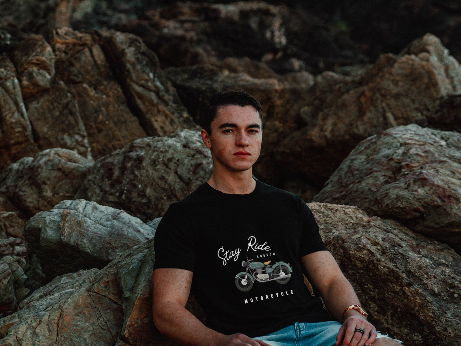 Vintage Vibes – Custom Motorcycle Tee