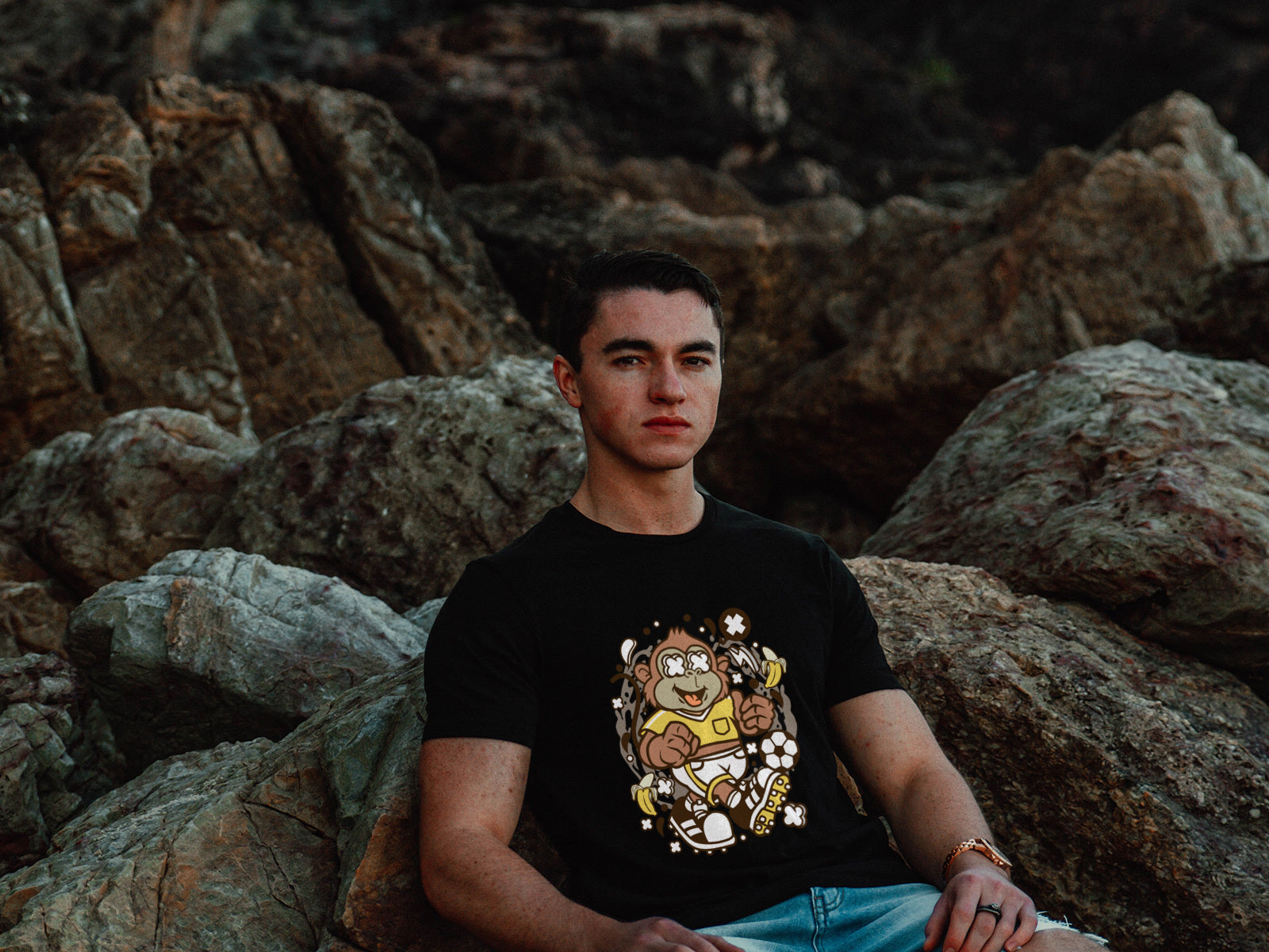 Banana Kick Monkey Tee