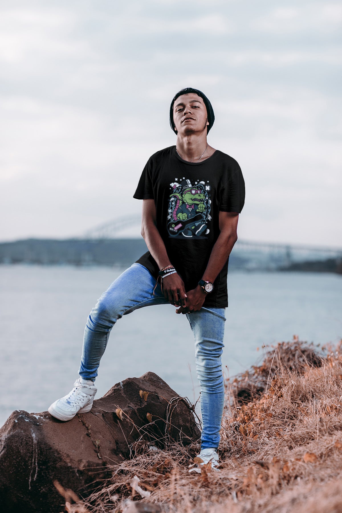 Street Gator Vibe Cotton Tee