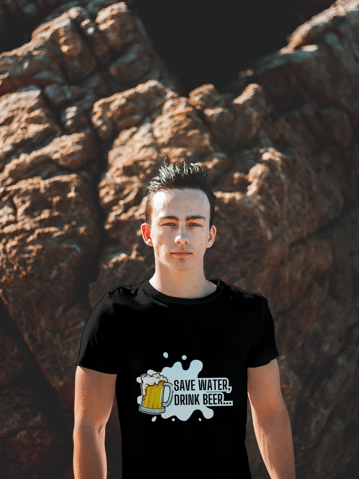 Save Water, Drink Beer Cotton Tee