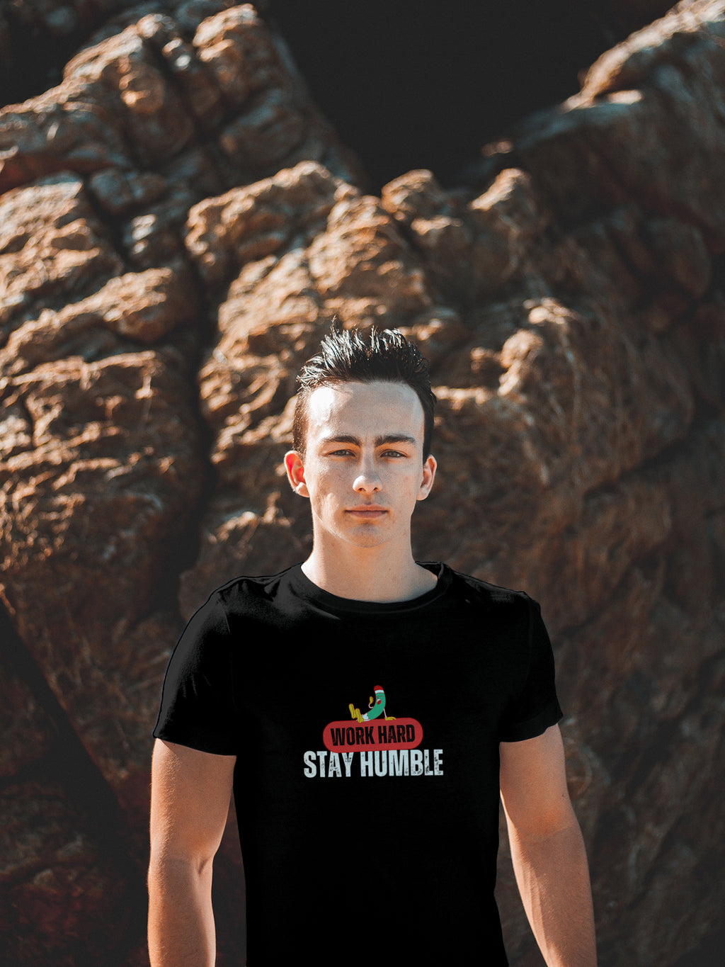 Work Hard Stay Humble Cotton Tee