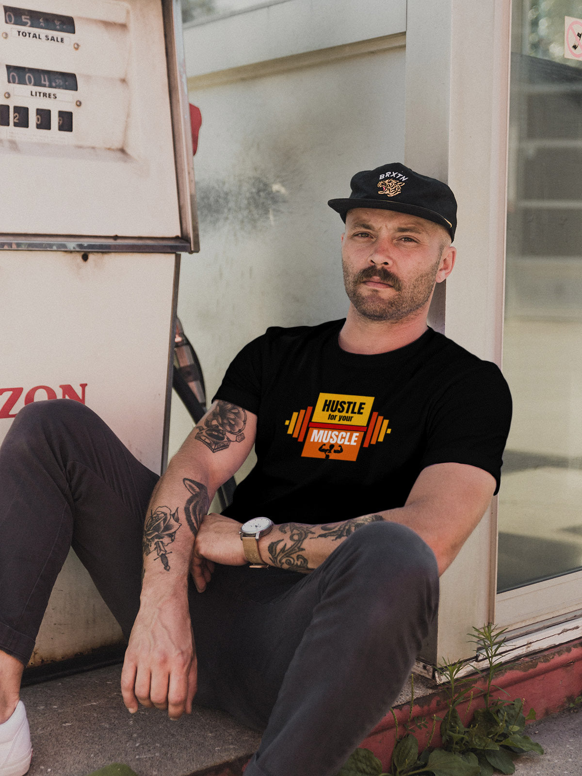 Hustle for Your Muscle Cotton Tee