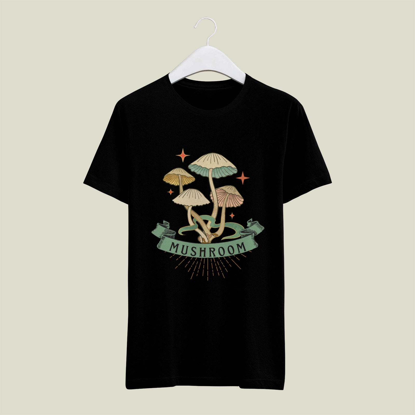 Mushroom Magic Retro Tee