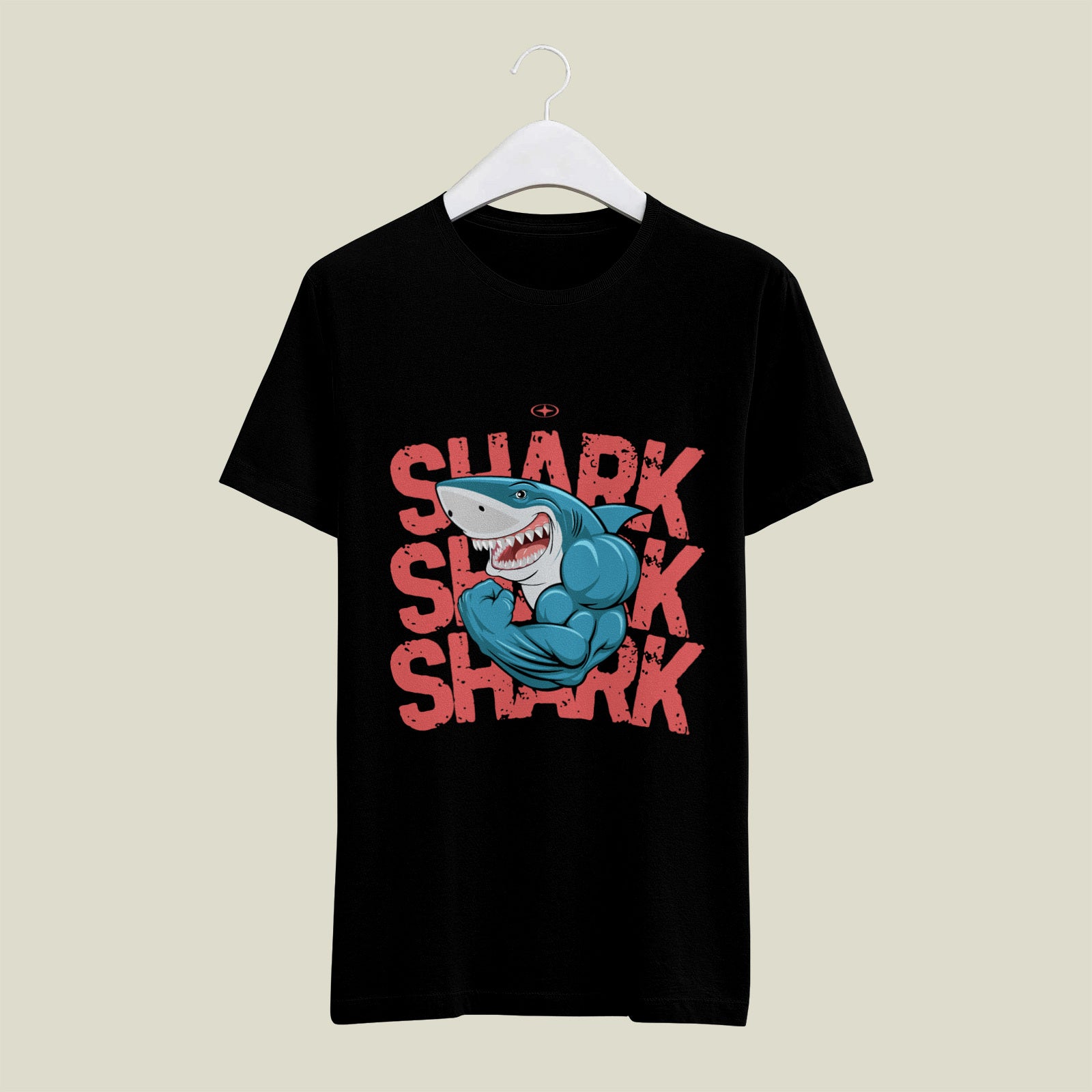 Alpha Shark – Fitness Cartoon Tee