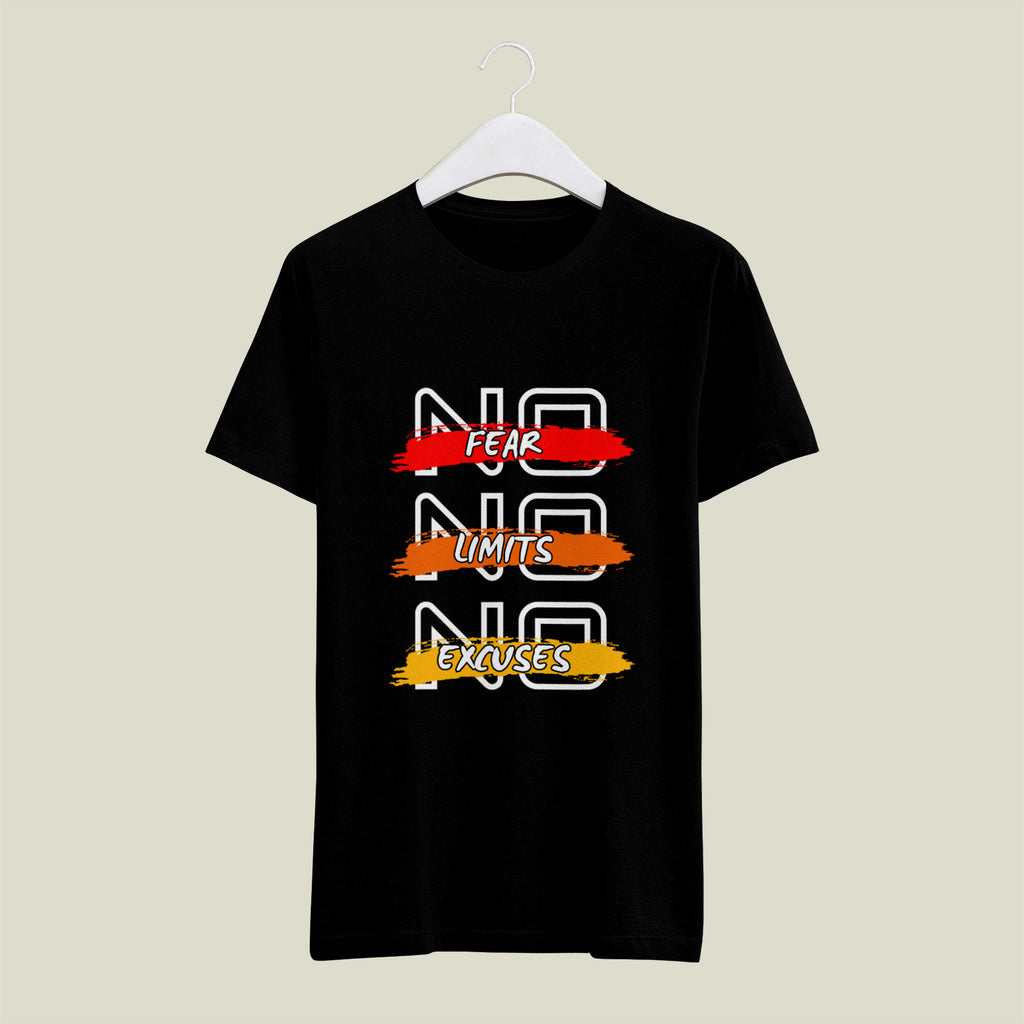 No Fear, No Limit, No Excuse Cotton Tee