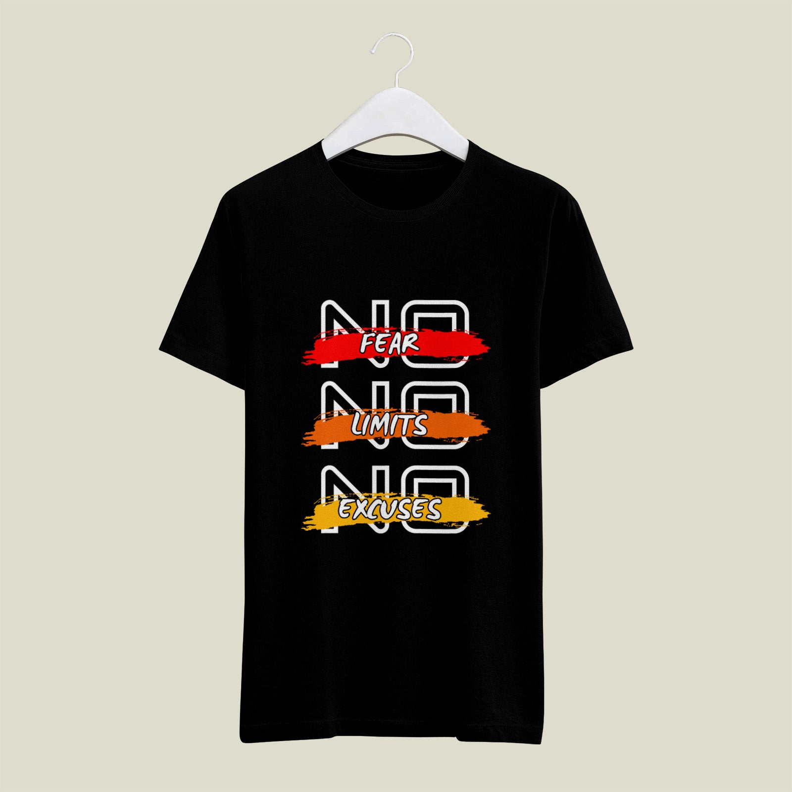 No Fear, No Limit, No Excuse Cotton Tee