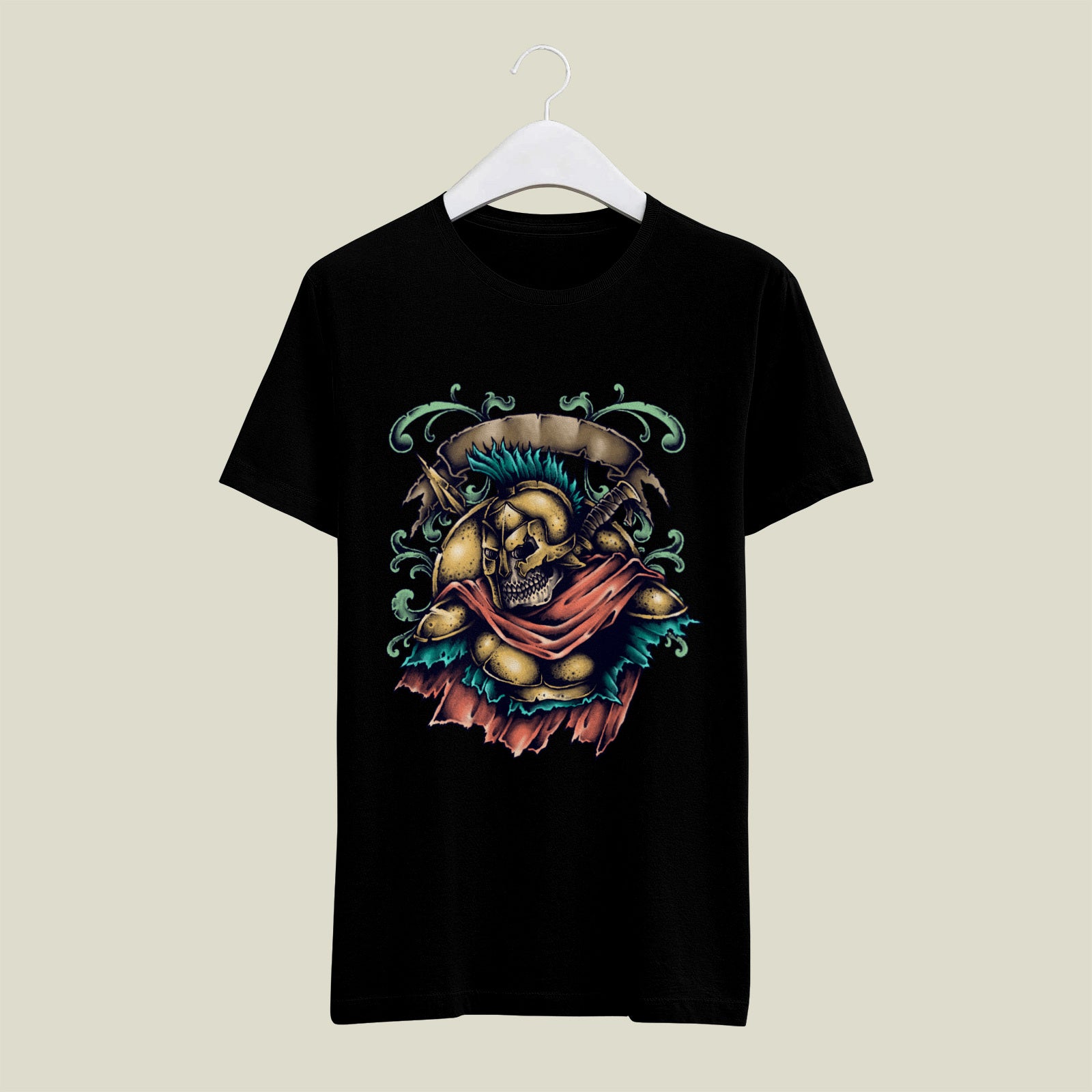 Skull Knight Valor Cotton Tee