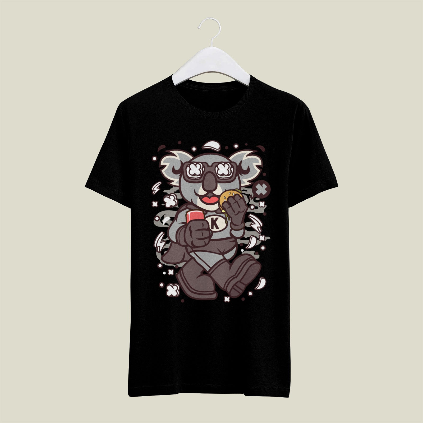 Burger Buddy Koala Cotton Tee
