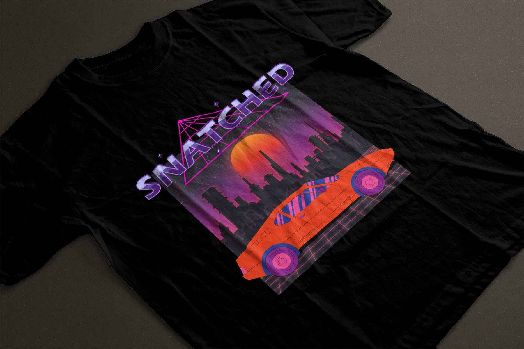 Snatched Drip – Retro City Drive Tee