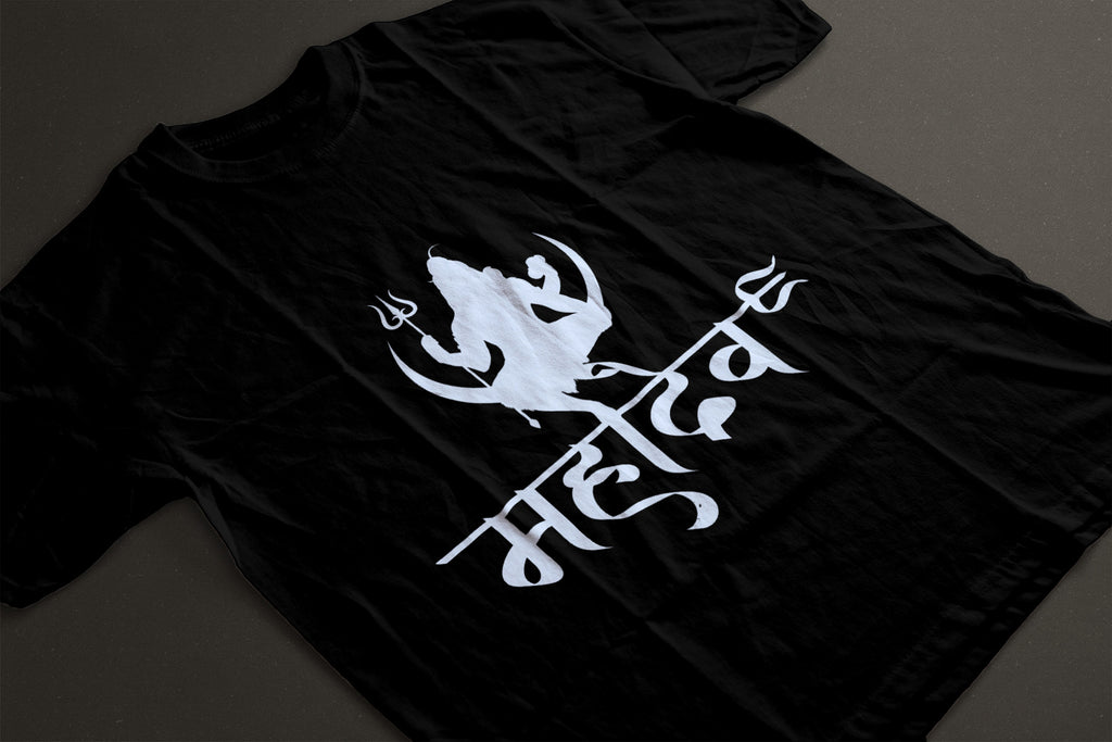Trinetra Mahadev – Shadow of Shiva Cotton T-shirt