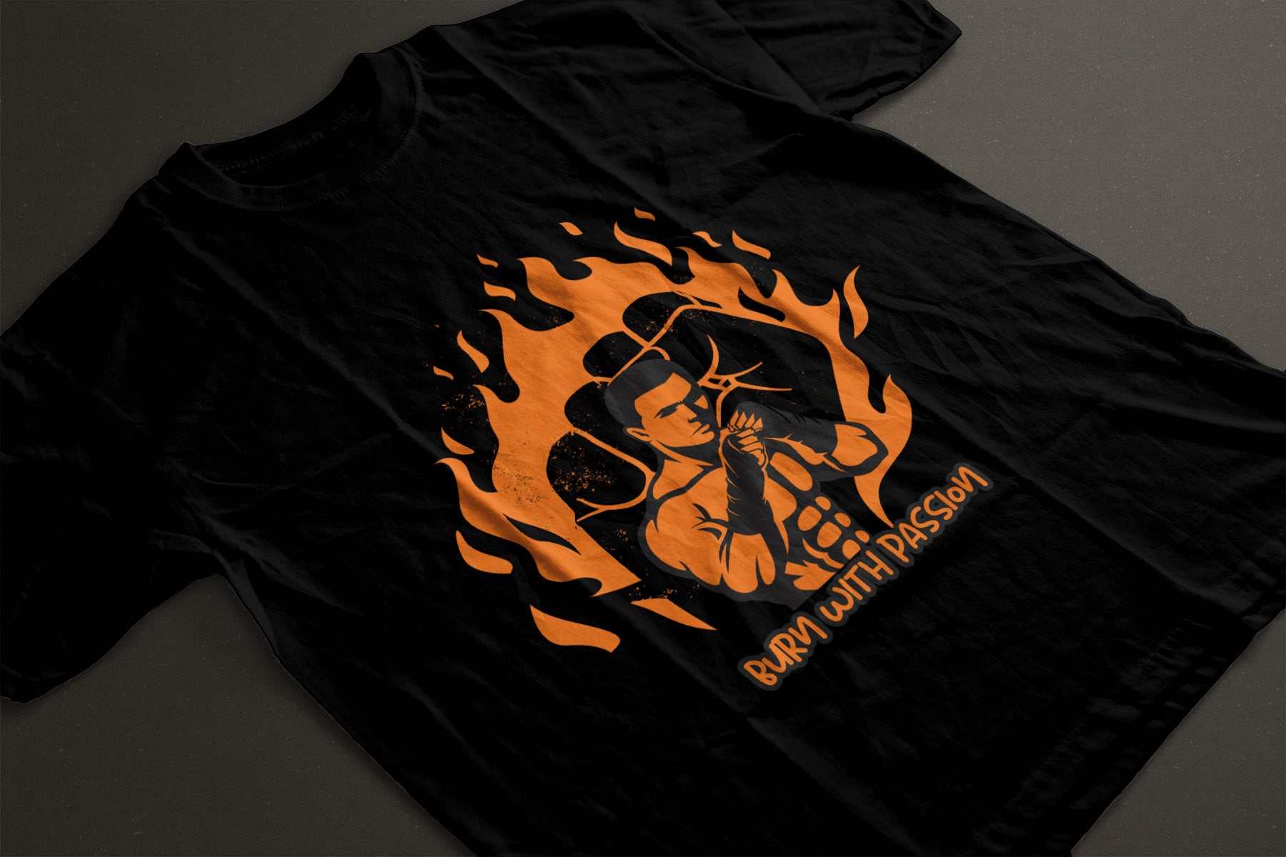On Fire Workout – Beast Mode Cotton Gym Tee