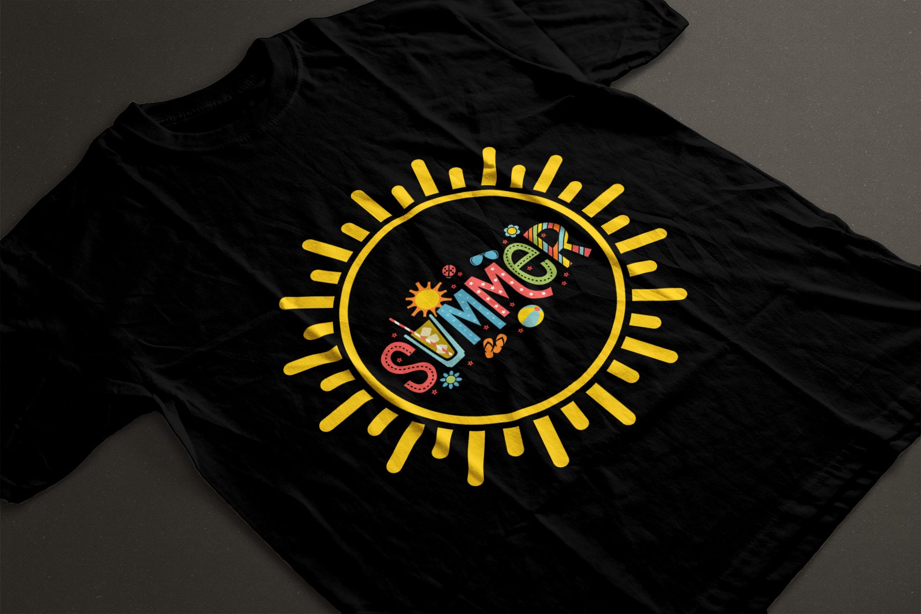 Sunny Vibes Summer Tee